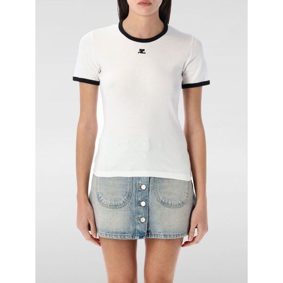 Courreges T-Shirt Woman White